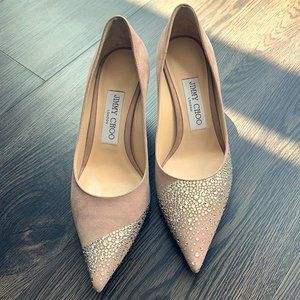New With Box - Jimmy Choo Love 65 Crystal Heels